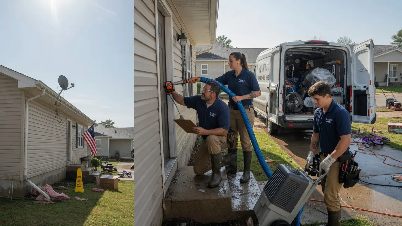 Ceiling Water Damage Restoration in Warsaw, MO near me